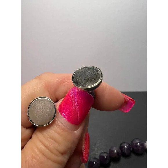 Bi color chevron dream amethyst necklace with sterling silver clasp - Picture 10 of 11